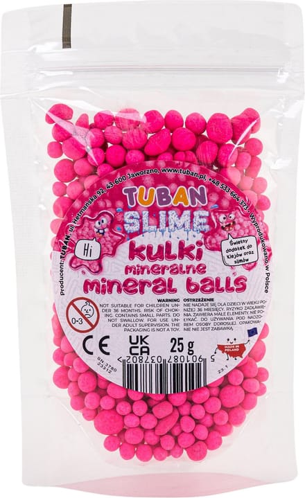 Tuban educatief speelgoed Mineral Balls roze 25 g - creatief spel.
