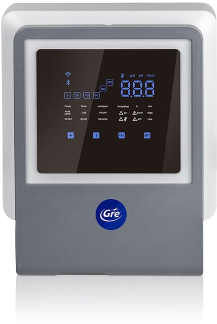 Gre Swc All In One 12g/h Up To 60m3 Zoutwaterchlorinator Transparant