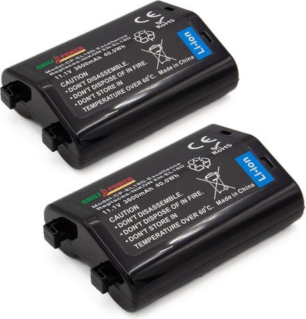 ChiliPower Excellence EN-EL18D accu voor Nikon - 3600mAh - 2-Pack