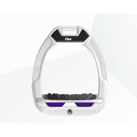 Veiligheidsstijgbeugels Inclined Ultra Grip Wit/Grijs/Paarse Flex-On Safe-On