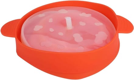 Popcorn Maker Kom - Magnetron Bak - Thuis Snack Maken - Opvouwbaar Ontwerp - 26 cm Breed - Rood