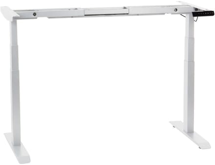 Stema Serie - Elektrisch Verstelbaar Bureau Onderstel - Wit - 3-Segment Noga - 61,5-126,5 cm