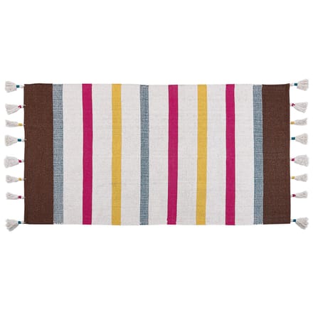 HISARLI - Vloerkleed - Multicolor - 80 x 150 cm - Katoen