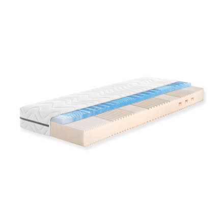 f.a.n. 7-zones comfortschuim matras met gelschuimtopper Solina Top (Medium/stevig, 80 x 200 cm)
