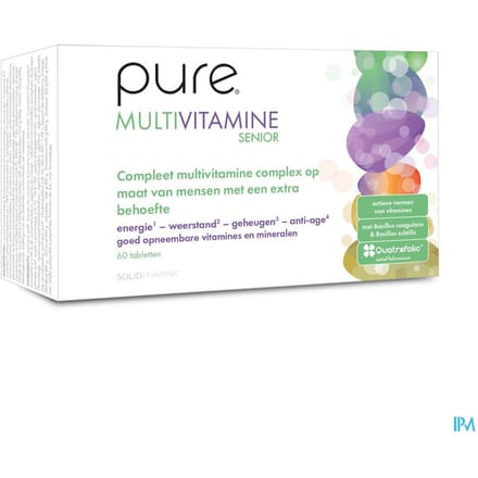 Pure Multivitamine Senior Tabl 60