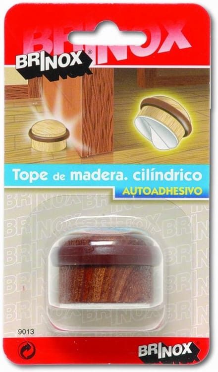 Deurstopper - Deur Bump - Bescherming Deur - Vloer Montage - 3.5cm Hoog - Eiken