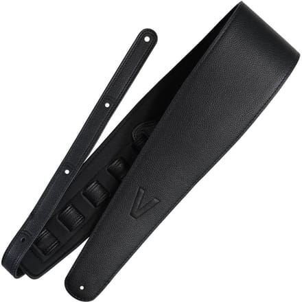 Richter 1651 Black Vegan basgitaarband met neopreenvoering