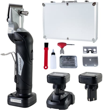 Paardentondeuse - draagloos - zwart - heavy duty
