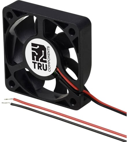 TRU COMPONENTS TC-MX5010-12V0.05A Axiaalventilator 12 V/DC 16.8 m³/h (l x b x h) 50 x 50 x 10 mm