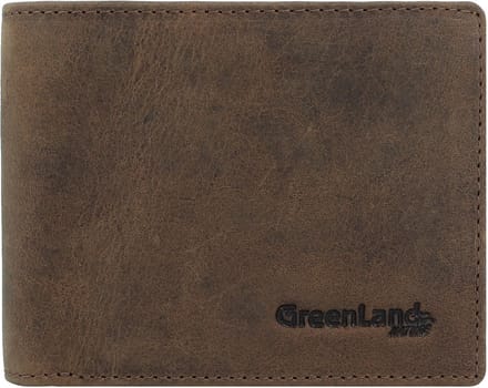 Greenland Nature Portemonnee RFID Leer 11,5 cm - Jongens - Horizontaal - cork