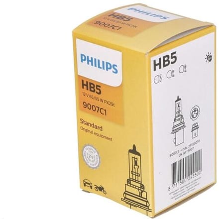 Gloeilamp PHILIPS Vision HB5 12V, 65/55W, 1 Stuk