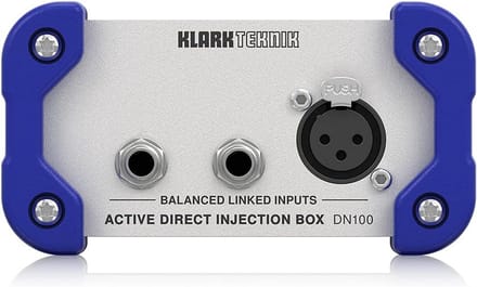 Actieve DI-box met hoog dynamisch bereik en +48V fantoomvoeding