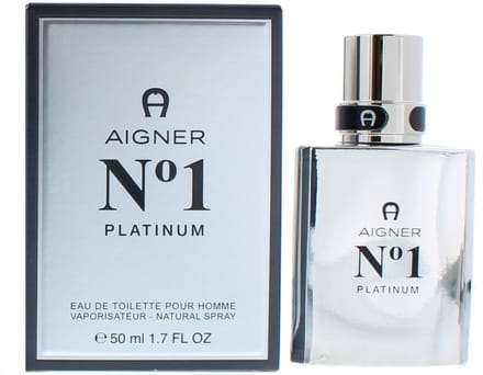 Aigner N°1 Platinum pour Homme - 50 ml - eau de toilette spray - herenparfum