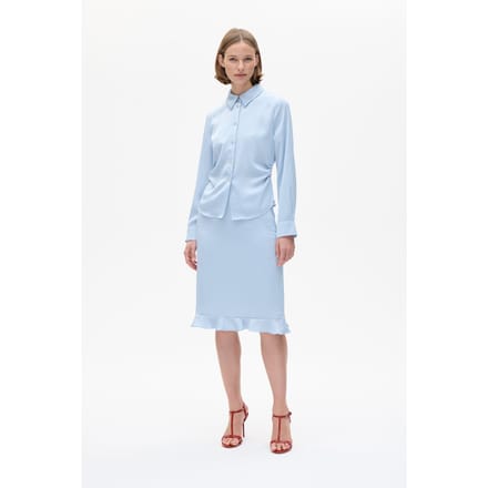 Baum und Pferdgarten Mabia Shirt Subdued Blue Maat: 42 | Longsleeves Outlet | Dames | Blauw