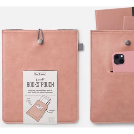 Bookaroo Books & Stuff Pouch - Blush