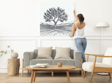 Kunstprint | Wanddecoratie | Dibond | 80 × 80 cm