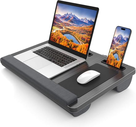 Ergonomisch Laptoptafel voor Bed en Bank met Kussen en Muismat