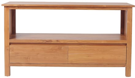 Vente-unique Badkamermeubel in teakhout - 135 cm - KETAPANG
