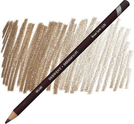 Derwent Coloursoft potlood Brown Earth C630