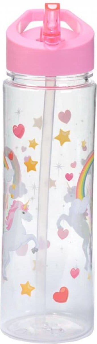 Drinkfles eenhoorn . 550ml puckator unicorn