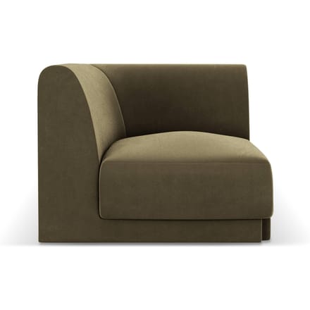 Modulair hoekelement Miley velvet | Micadoni Limited Edition