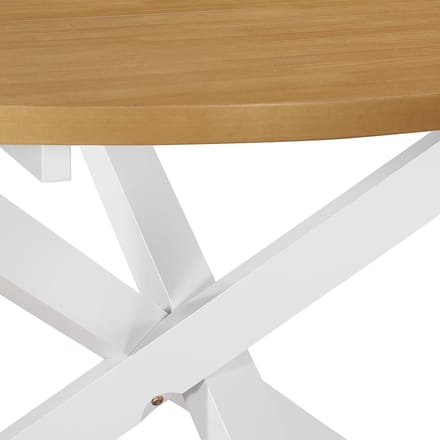 vidaXL - Eettafel - 120x75 - cm - MDF - wit
