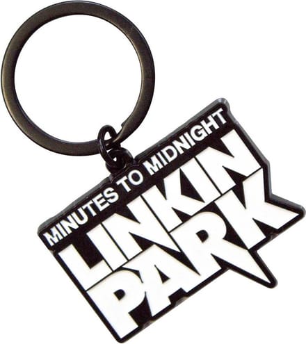 Linkin Park - Minutes To Midnight Sleutelhanger - Wit/Zwart
