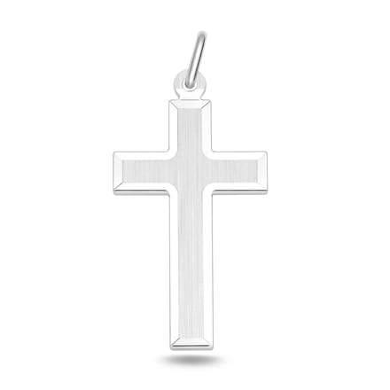 Juwelier Zwartevalk zilveren kruis hanger - 24.281