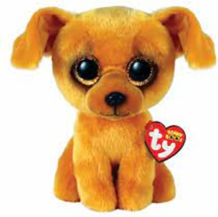 TY Beanie Boo's Zuzu Lightbrown Dog 15 cm