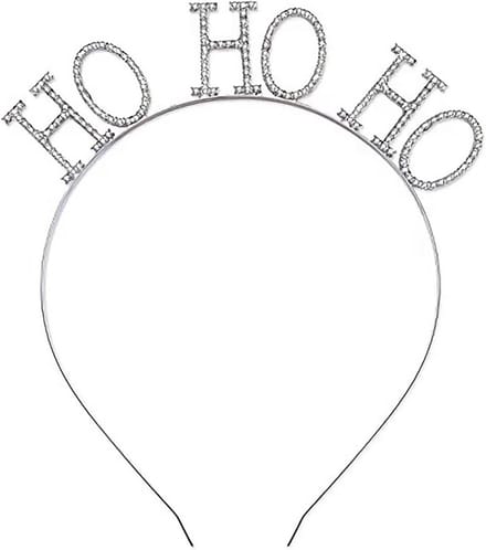 Feestelijke Kristallen Kerst Hoofdband HOHOHO Haar Accessoire