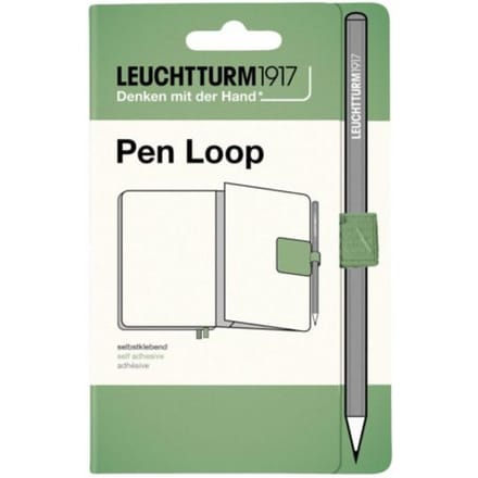 Pen loop zelfklevende pennenlus xl, kleur sage groen