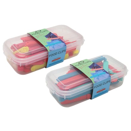 Vershoudclips 25st in box 10 x 6,6 cm / 15 x 11 cm