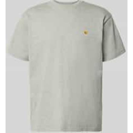 T-shirt met labelstitching