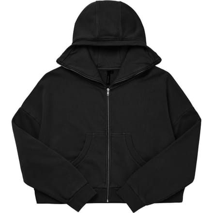 Hele Studio Es2106so Volledige Rits Roet Zware Uniforme Hoodie Met Rits ES2106SO (S) black