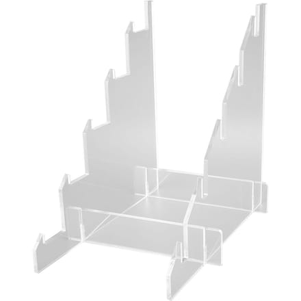 Support de Couteau à Baïonnette en Acrylique Compact Transparent Multifonctionnel Amovible pour Petits Outils white