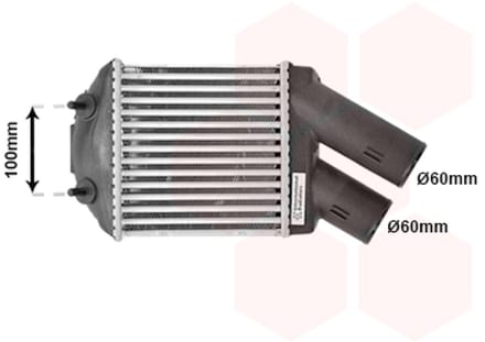 Van Wezel - INTERCOOLER VOOR RENAULT MEGANE 1995-1999 7700838130