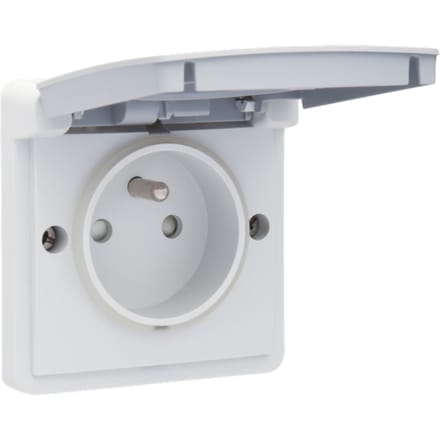 NIKO New Hydro wandcontactdoos 16A/250V (penaarde, kinderveilig) (700-36600)
