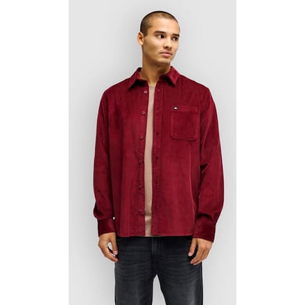 Quiksilver Smoke Trail Cord Shirt rood
