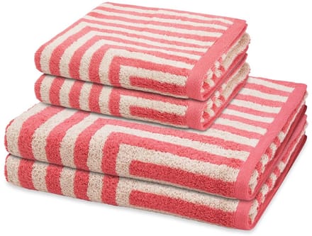 Ross Sonstiges 2 X handdoek 2 X douchehanddoek - in set 4 pack Grafik