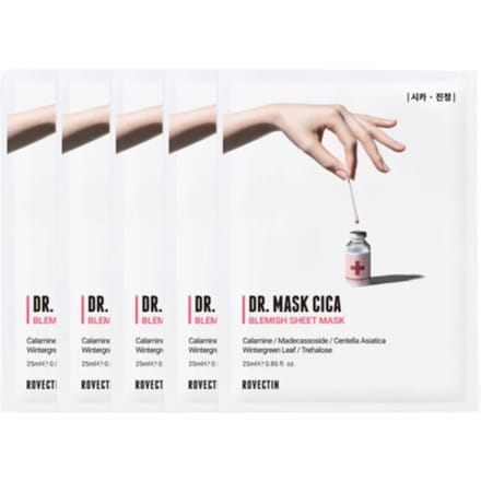 ROVECTIN - Dr. Mask Cica Pack - 5pcs