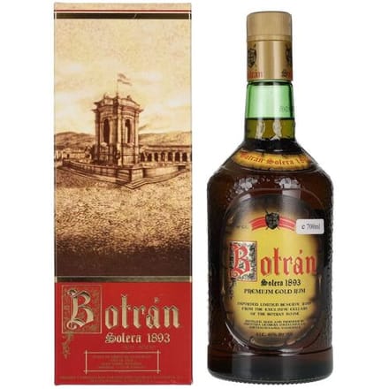 Ron Botran Botran Ron Solera 1893 PRIMERA EDICION Premium Gold Rum 40% Vol. 0,7l in geschenkverpakking