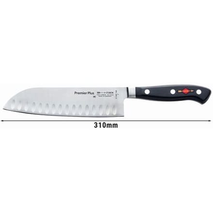 F. DICK Premier Plus - Santokumes - met kuiltjes - Lemmet: 180mm