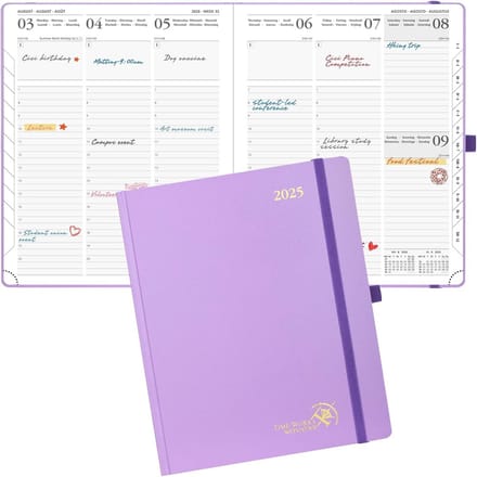 Schoolkalender Weekplanner 2026 Hardcover A4 Formaat 12 Maanden