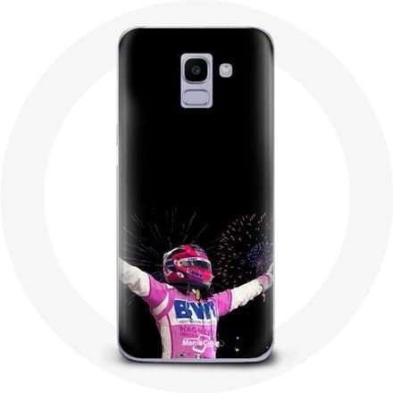 Coque - Samsung - Galaxy A6 2018 - Formule 1 - Sergio Pérez - Souple - Noir