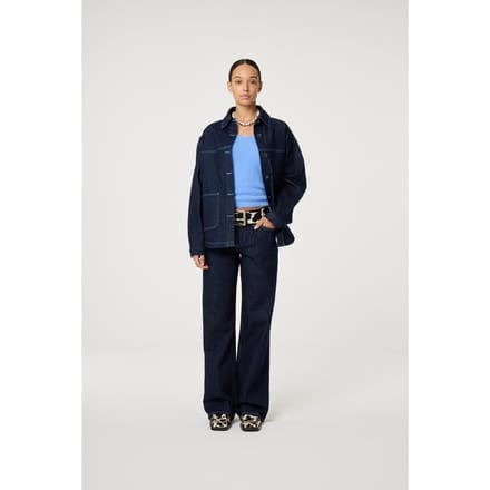 Fabienne Chapot Jamie Jacket Rinsed Maat: 38 | Spijkerjassen Outlet | Dames | Blauw