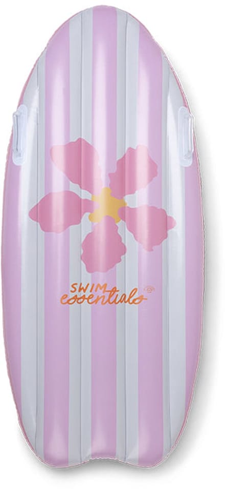Swim Essentials Surfboard opblaasbaar Pink Flower 120cm Opblaasbaar speelgoed
