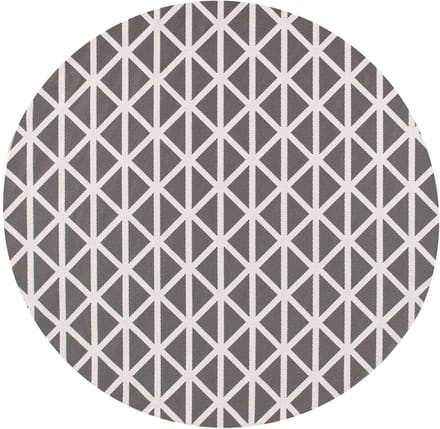 PANAJI - Outdoor vloerkleed - Grijs - 120 cm - Polypropyleen