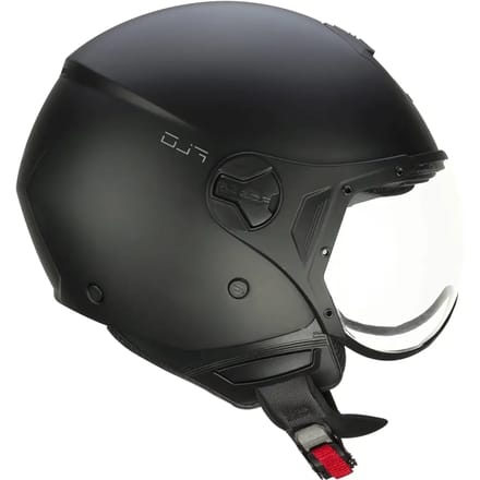 Motorhelm met halve straal, kort vizier CGM 167A Flo Mono