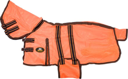 MHS Vliegendeken Neon met vaste hals 165 Oranje
