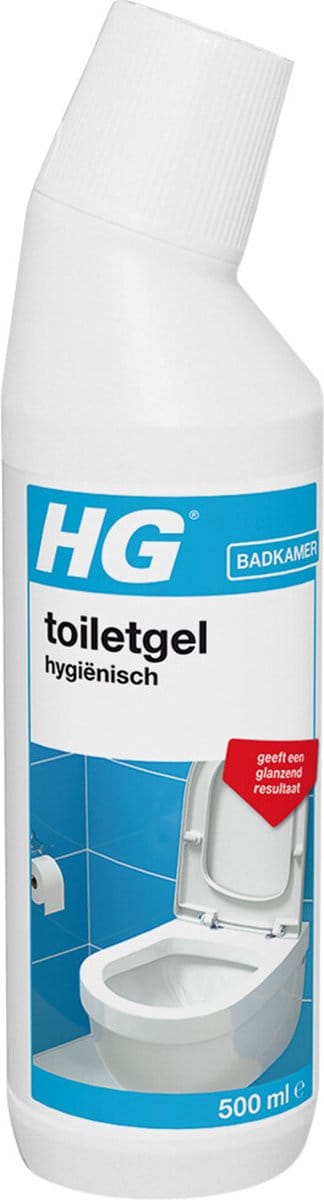 6x HG Toiletgel Hygiënisch 500 ml
